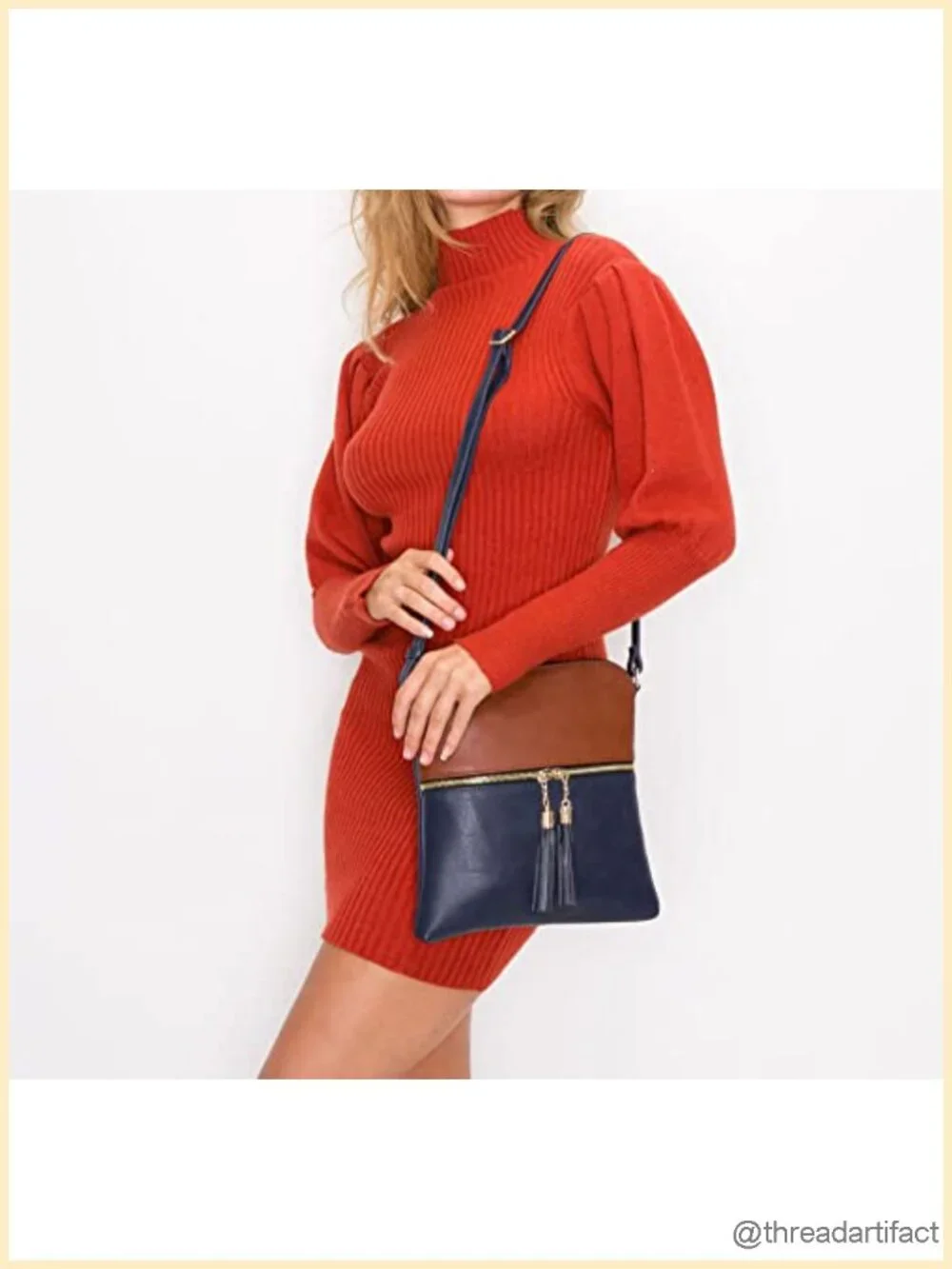 Lightweight Medium Crossbody Purse with Tassel, Perfect for Daily Use & Travel